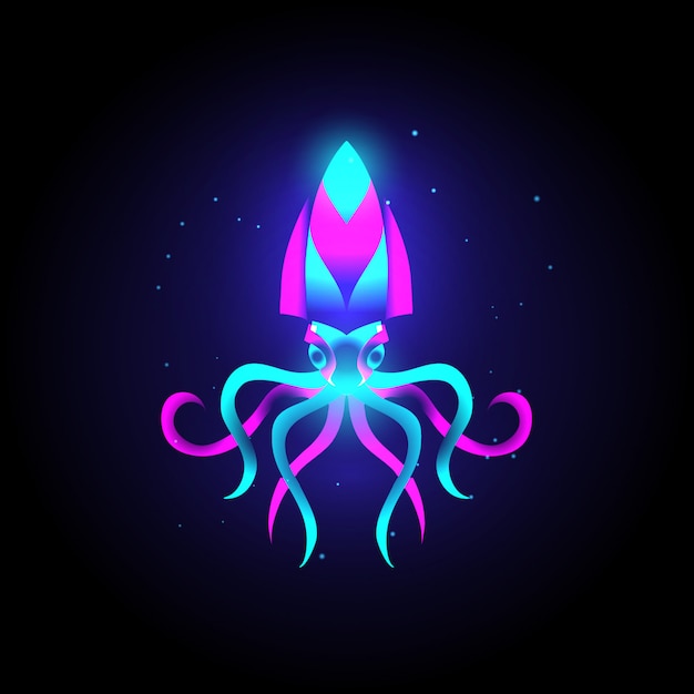 Download Free Animal Squid Modern Logo Vector With Neon Vibrant Colors Abstract Use our free logo maker to create a logo and build your brand. Put your logo on business cards, promotional products, or your website for brand visibility.