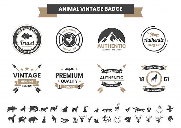 Download Free Animal Vintage Premium Vector Use our free logo maker to create a logo and build your brand. Put your logo on business cards, promotional products, or your website for brand visibility.