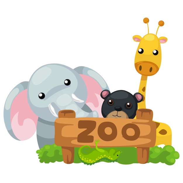 Download Premium Vector | Animal zoo vector