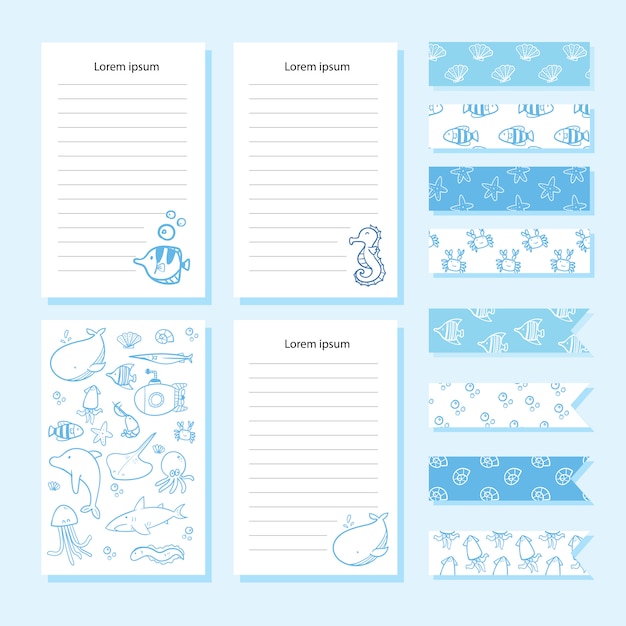 Animals number vector design Premium Vector
