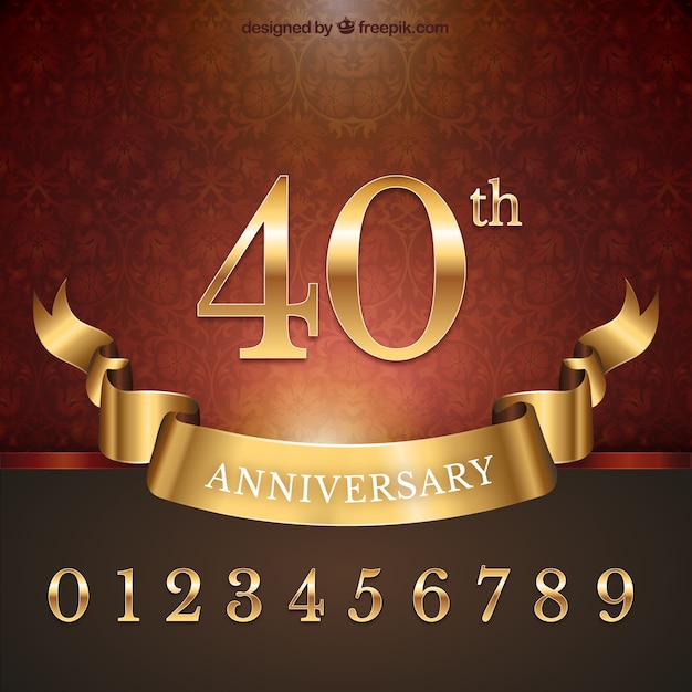 Anniversary Vectors, Photos and PSD files Free Download