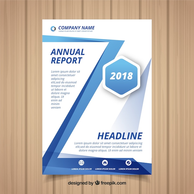 Cover Page For Annual Report Template
