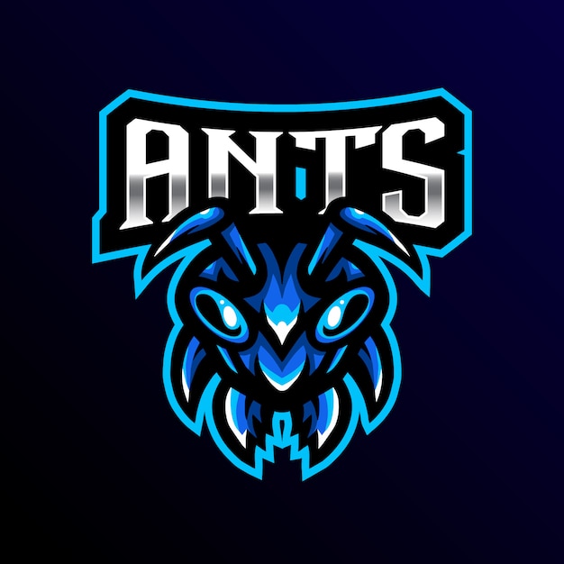 Download Free Ant Mascot Logo Esport Gaming Illustration Premium Vector Use our free logo maker to create a logo and build your brand. Put your logo on business cards, promotional products, or your website for brand visibility.
