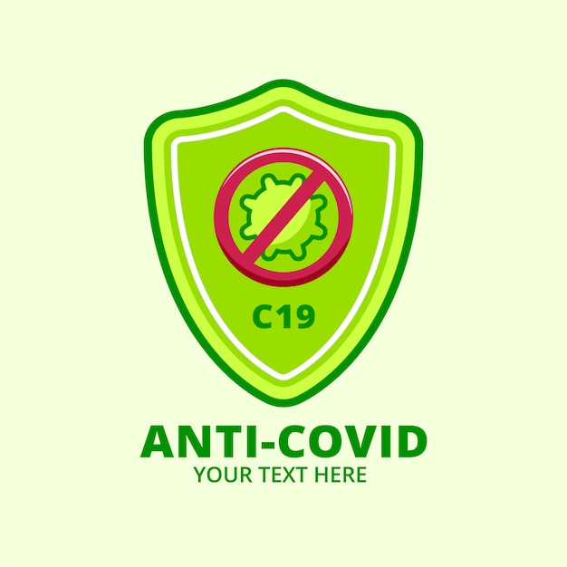 Premium Vector | Anti virus badge logo