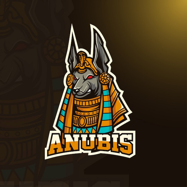 Premium Vector | Anubis logo