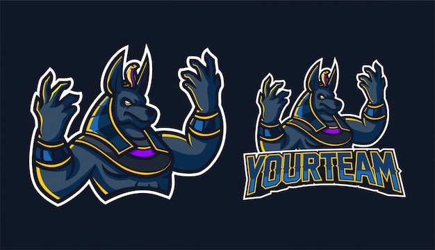 Download Free Anubis Sport Gaming Mascot Logo Template Premium Vector Use our free logo maker to create a logo and build your brand. Put your logo on business cards, promotional products, or your website for brand visibility.
