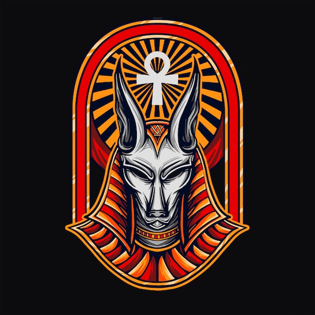 Premium Vector Anubis T Shirt Design