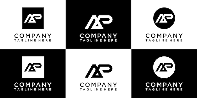 Premium Vector | Ap letters monogram logo design