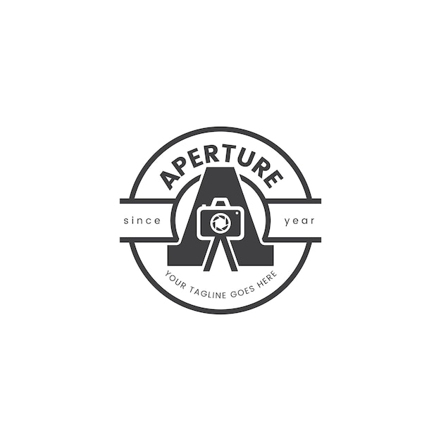 Aperture logo Vector | Premium Download