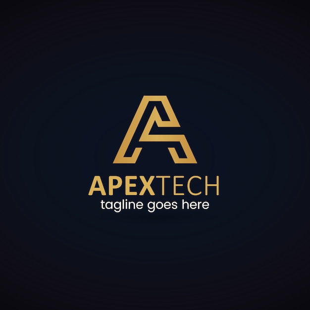 Download Apex Tech Logo Template Vector | Premium Download