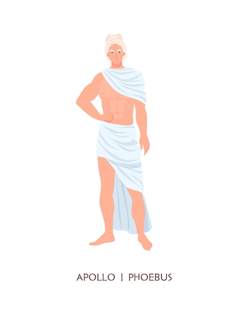 premium-vector-apollo-or-phoebus-god-or-deity-of-art-sun-and