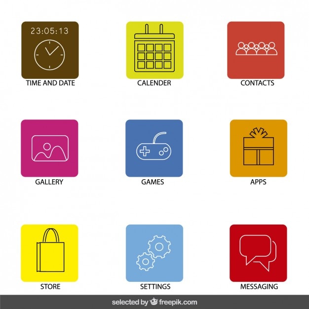 Download Free Vector | App icons