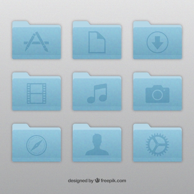 mac folder icons colors