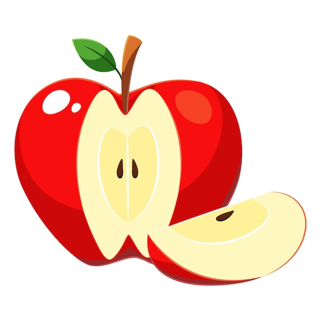 Premium Vector | Apple fruit