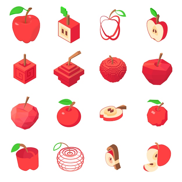 Download Free Apple Logo Icons Set Isometric Illustration Of 16 Apple Logo Use our free logo maker to create a logo and build your brand. Put your logo on business cards, promotional products, or your website for brand visibility.