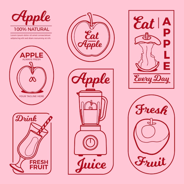 Download Free Download This Free Vector Apple Minimal Logo Element Collection Use our free logo maker to create a logo and build your brand. Put your logo on business cards, promotional products, or your website for brand visibility.