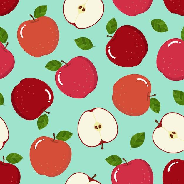 Premium Vector Apple pattern