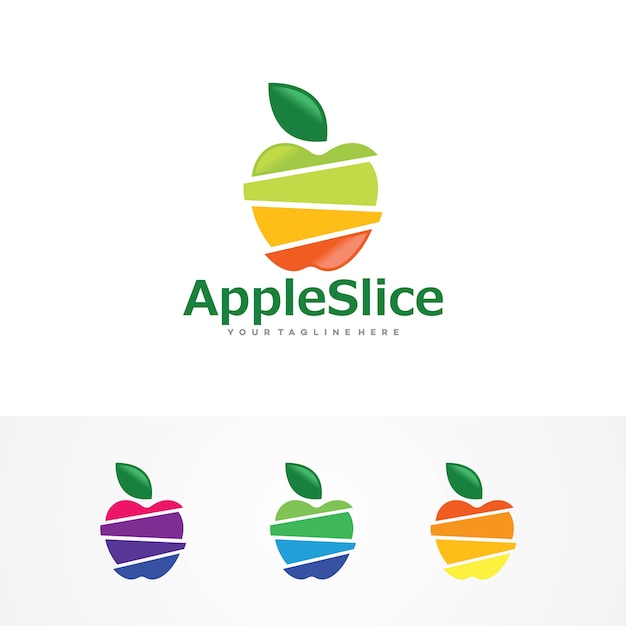Download Free Apple Slice Logo Premium Vector Use our free logo maker to create a logo and build your brand. Put your logo on business cards, promotional products, or your website for brand visibility.