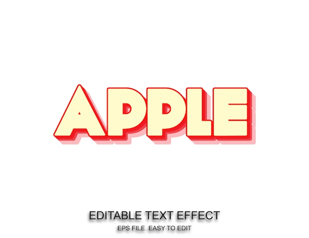 premium-vector-apple-text-effect