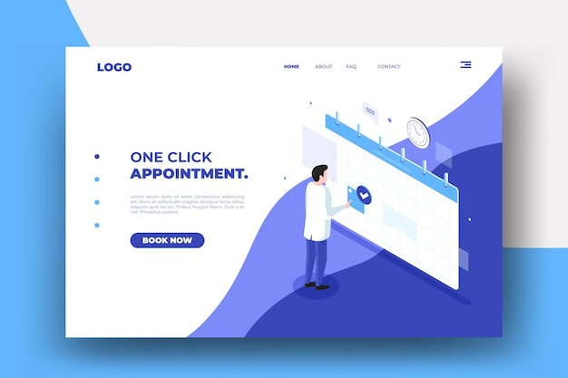 free-vector-appointment-booking-template