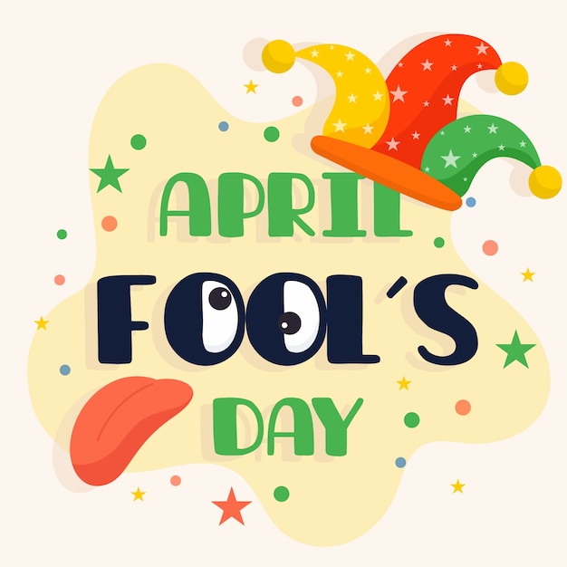 Free Vector | April fools day event