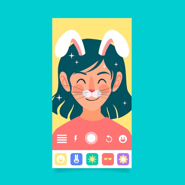 Download Free Ar Instagram Filter With Bunny Face Free Vector Use our free logo maker to create a logo and build your brand. Put your logo on business cards, promotional products, or your website for brand visibility.