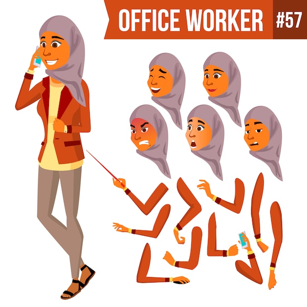 Arab Office Worker