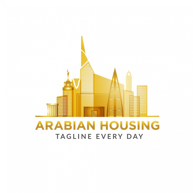 Download Free Arabian Estate Logo Design Template Premium Vector Use our free logo maker to create a logo and build your brand. Put your logo on business cards, promotional products, or your website for brand visibility.