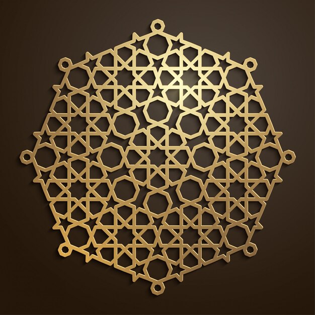 Premium Vector | Arabic Geometric Morocco Ornament