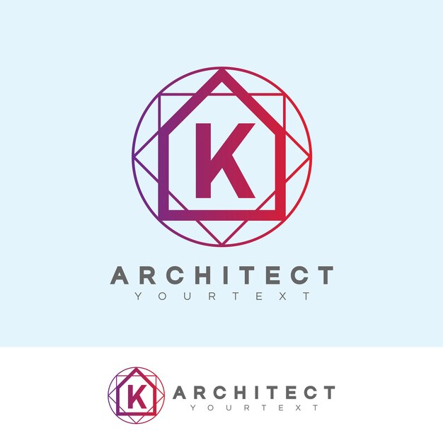 Download Free Architect Initial Letter K Logo Design Premium Vector Use our free logo maker to create a logo and build your brand. Put your logo on business cards, promotional products, or your website for brand visibility.