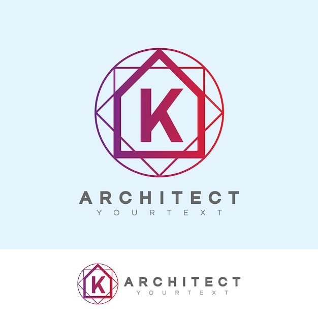 Download Free Architect Initial Letter K Logo Design Premium Vector Use our free logo maker to create a logo and build your brand. Put your logo on business cards, promotional products, or your website for brand visibility.