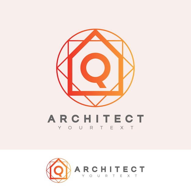 Download Free Architect Initial Letter Q Logo Design Premium Vector Use our free logo maker to create a logo and build your brand. Put your logo on business cards, promotional products, or your website for brand visibility.