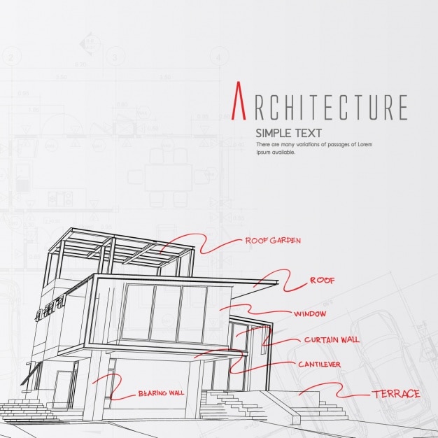 Architecture background design