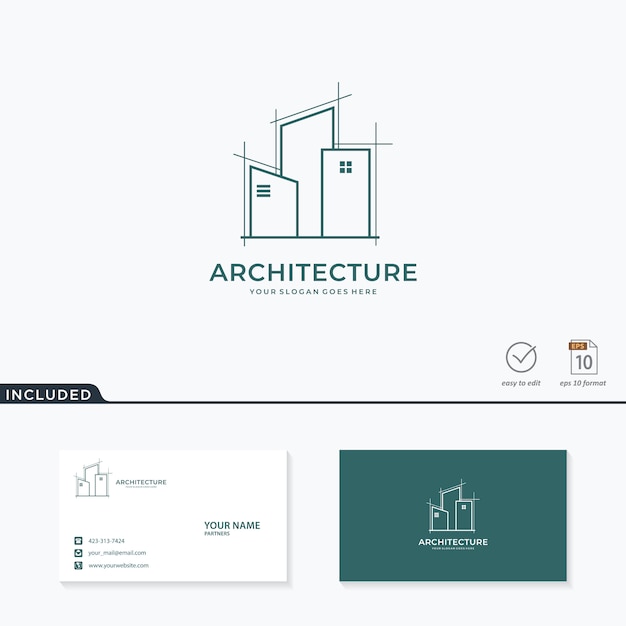 Download Free Architecture Logo Design Premium Vector Use our free logo maker to create a logo and build your brand. Put your logo on business cards, promotional products, or your website for brand visibility.
