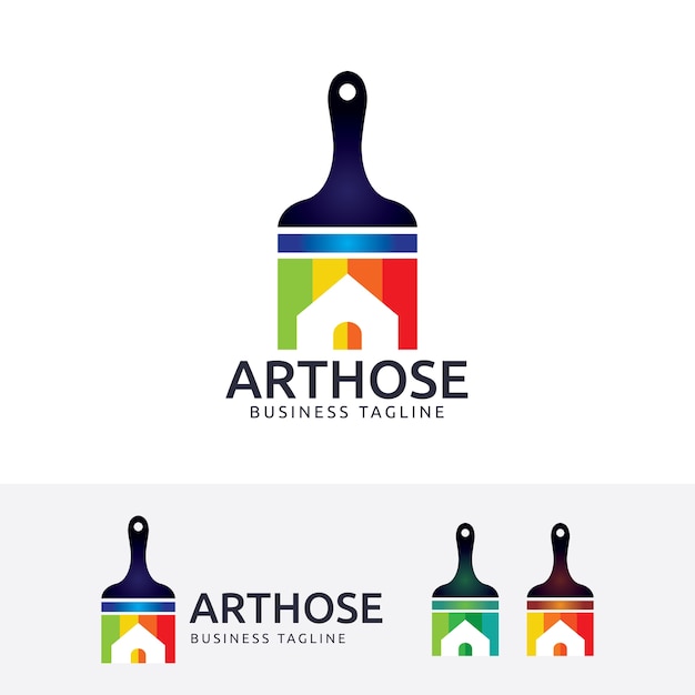 Download Free Art House Logo Template Premium Vector Use our free logo maker to create a logo and build your brand. Put your logo on business cards, promotional products, or your website for brand visibility.