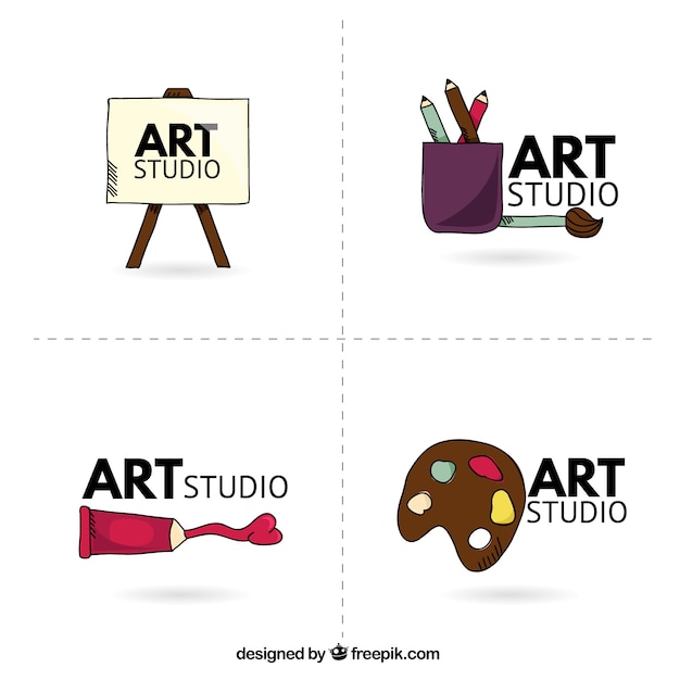 Art studio logo Vector | Free Download