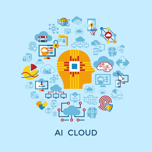 Download Free Artificial Intelligence Cloud Icons Collection Premium Vector Use our free logo maker to create a logo and build your brand. Put your logo on business cards, promotional products, or your website for brand visibility.