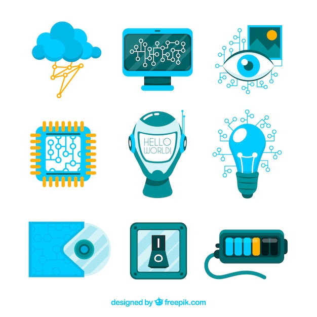 Download Free Download This Free Vector Artificial Intelligence Elements Use our free logo maker to create a logo and build your brand. Put your logo on business cards, promotional products, or your website for brand visibility.