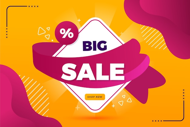 Asbtract colorful sales background Free Vector