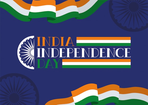 Download Ashoka chakra with indian flag independence day Vector ...