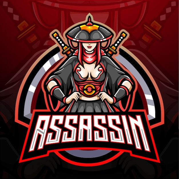 Download Free Assassin Girl Esport Logo Mascot Design Premium Vector Use our free logo maker to create a logo and build your brand. Put your logo on business cards, promotional products, or your website for brand visibility.