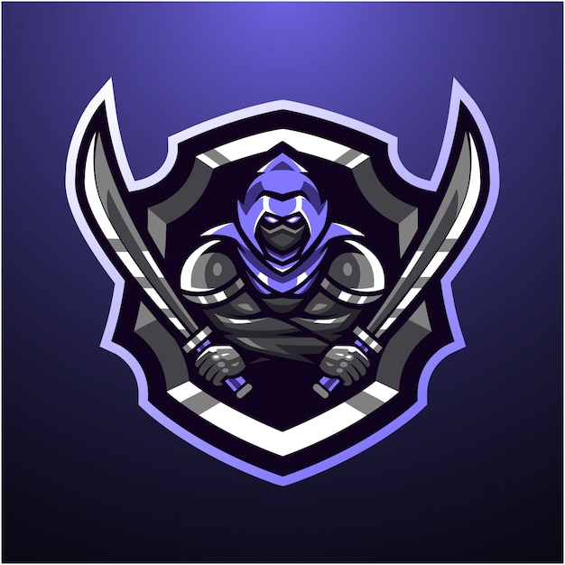 Premium Vector | Assassin mascot logo