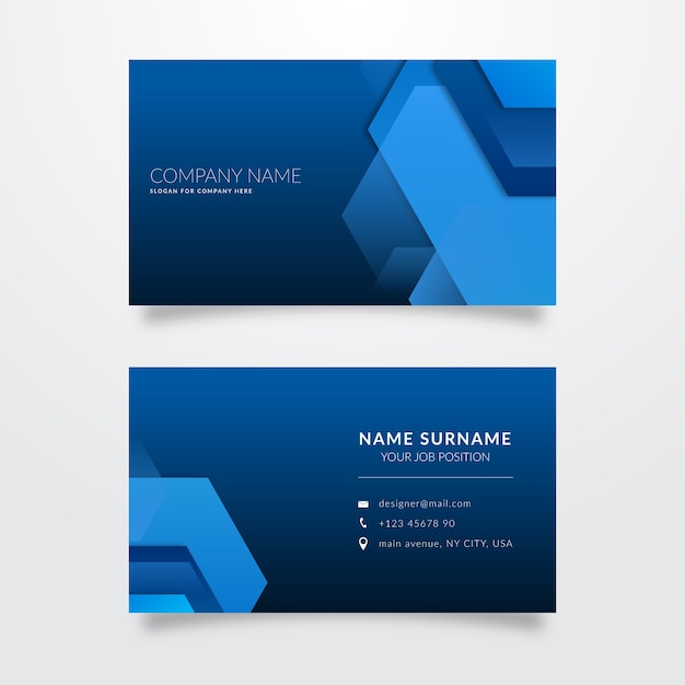 Assortment of business cards Vector | Free Download