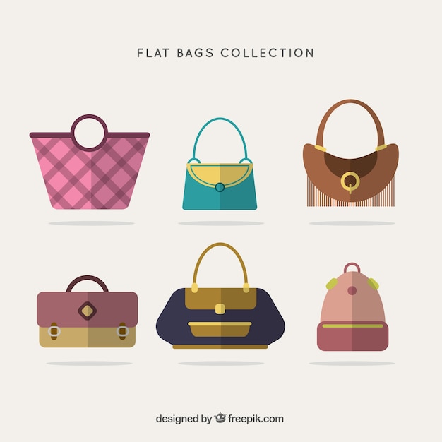 flat handbags