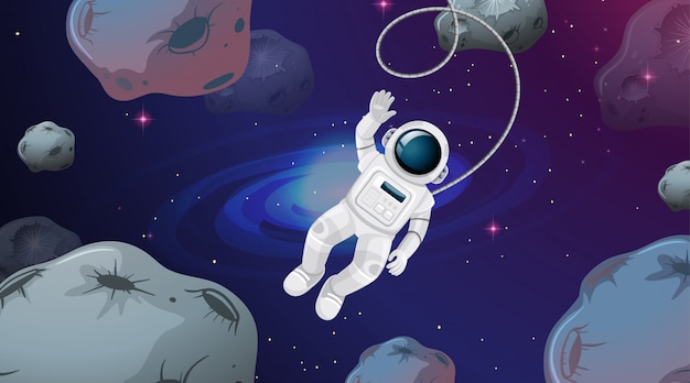 Cartoon Astronaut Free Vectors Stock Photos Psd