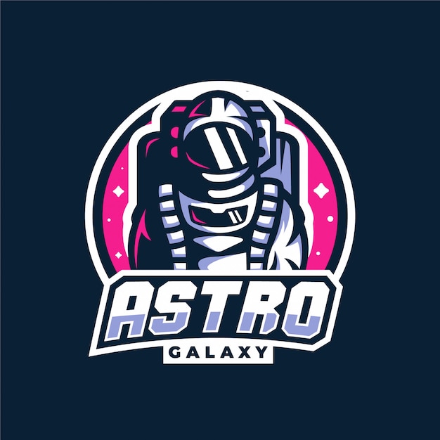 Download Free Astronaut Space Galaxy Mascot Gaming Logo Premium Vector Use our free logo maker to create a logo and build your brand. Put your logo on business cards, promotional products, or your website for brand visibility.