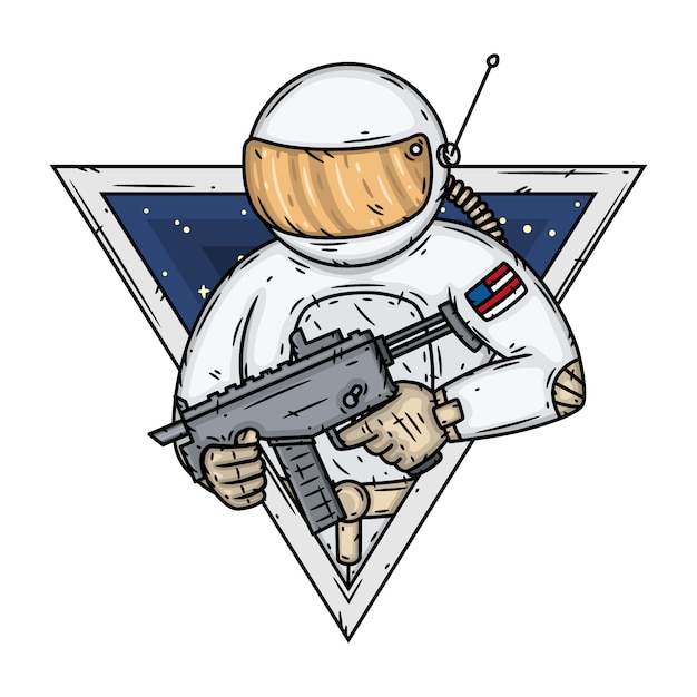 Download Free Astronaut With A Gun Cartoon Astronaut In A Space Conquest Of Use our free logo maker to create a logo and build your brand. Put your logo on business cards, promotional products, or your website for brand visibility.