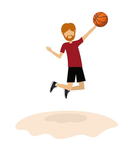 Premium Vector | Athlete avatar design