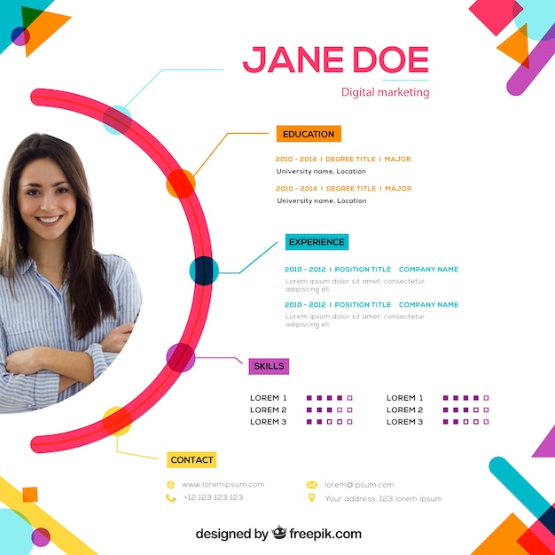 Free Downloadable Resume and Curriculum vitae Templates