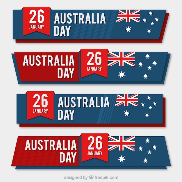 free-vector-australia-day-banner-collection